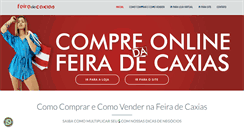 Desktop Screenshot of feiradecaxias.com.br